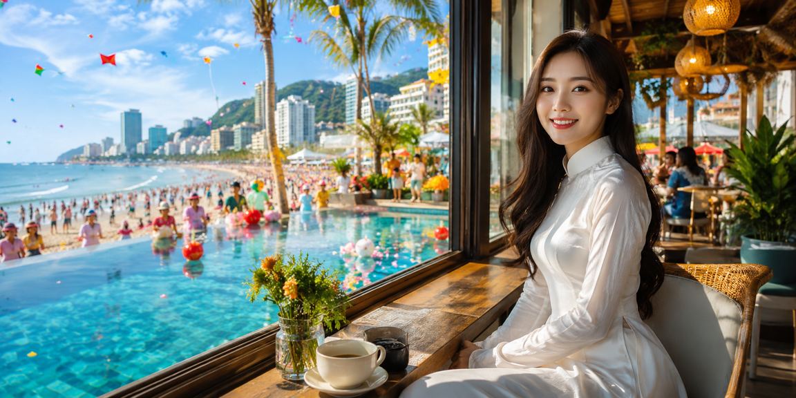Khung cảnh Vũng Tàu minh họa ưu đãi hoàn trả cho người chơi Việt